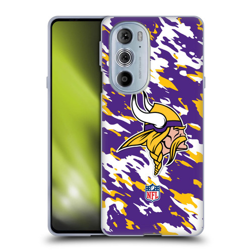 NFL Minnesota Vikings Logo Camou Soft Gel Case for Motorola Edge X30
