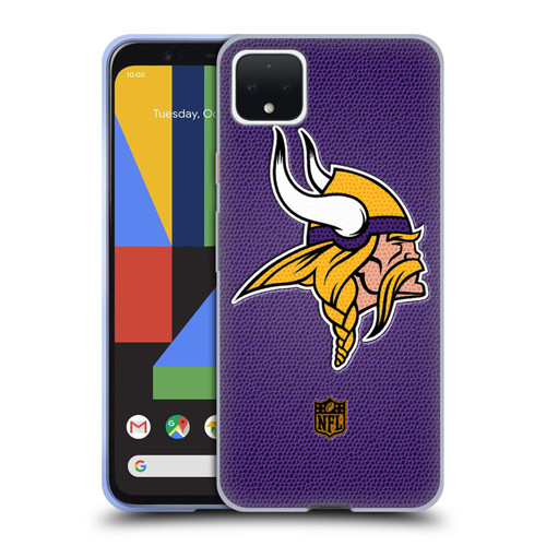 NFL Minnesota Vikings Logo Football Soft Gel Case for Google Pixel 4 XL