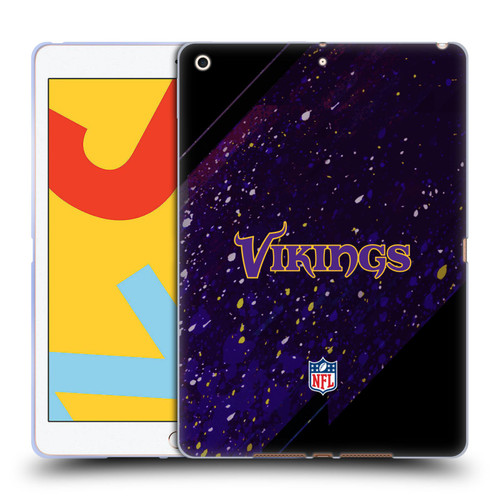 NFL Minnesota Vikings Logo Blur Soft Gel Case for Apple iPad 10.2 2019/2020/2021