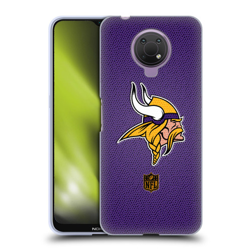 NFL Minnesota Vikings Logo Football Soft Gel Case for Nokia G10