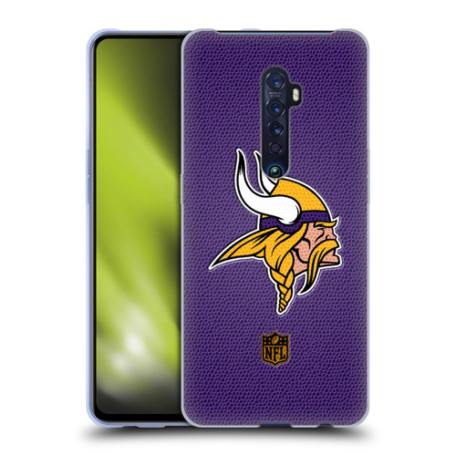 NFL Minnesota Vikings Logo Football Soft Gel Case for OPPO Reno 2