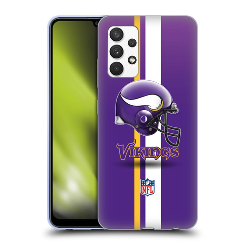 NFL Minnesota Vikings Logo Helmet Soft Gel Case for Samsung Galaxy A32 (2021) NFL Minnesota Vikings Logo Helmet Soft Gel Case for Samsung Galaxy A32 (2021)