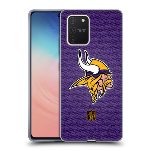 NFL Minnesota Vikings Logo Football Soft Gel Case for Samsung Galaxy S10 Lite