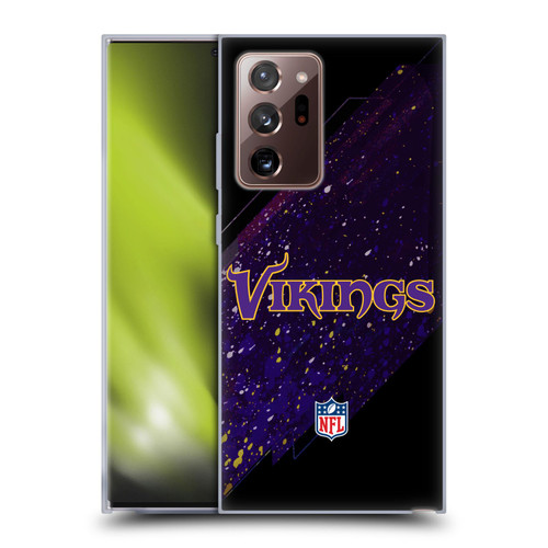 NFL Minnesota Vikings Logo Blur Soft Gel Case for Samsung Galaxy Note20 Ultra / 5G
