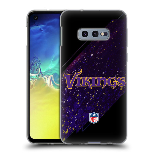 NFL Minnesota Vikings Logo Blur Soft Gel Case for Samsung Galaxy S10e