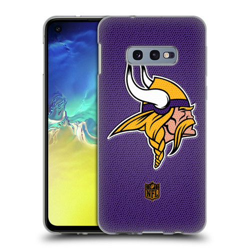 NFL Minnesota Vikings Logo Football Soft Gel Case for Samsung Galaxy S10e