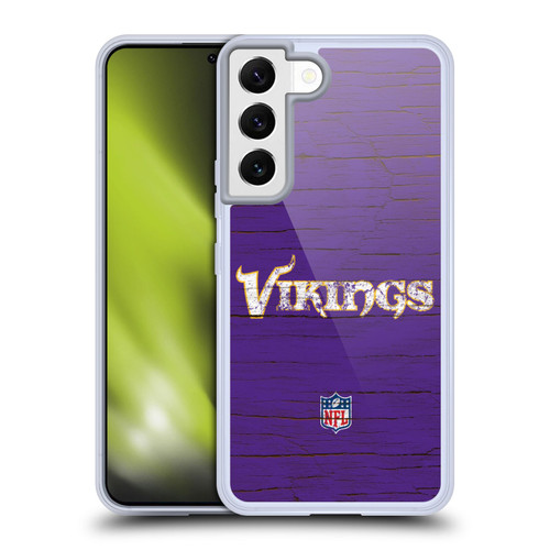 NFL Minnesota Vikings Logo Distressed Look Soft Gel Case for Samsung Galaxy S22 5G NFL Minnesota Vikings Logo Distressed Look Soft Gel Case for Samsung Galaxy S22 5G