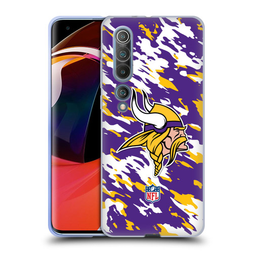 NFL Minnesota Vikings Logo Camou Soft Gel Case for Xiaomi Mi 10 5G / Mi 10 Pro 5G