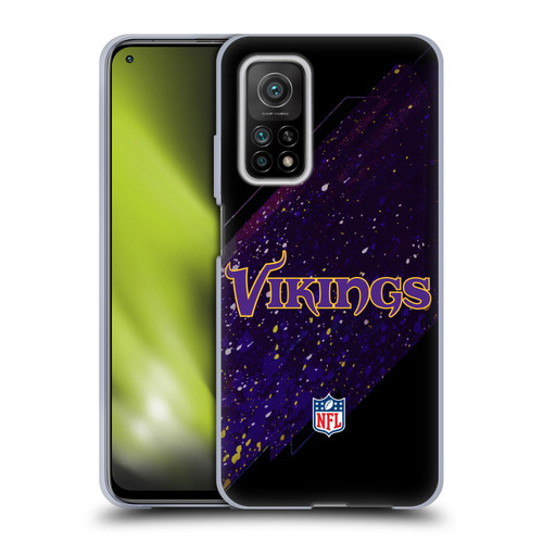 NFL Minnesota Vikings Logo Blur Soft Gel Case for Xiaomi Mi 10T 5G