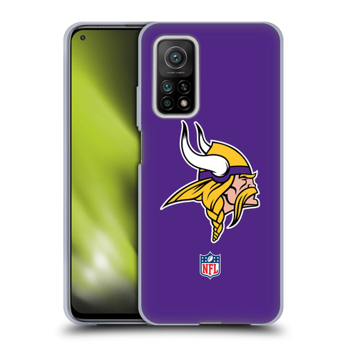 NFL Minnesota Vikings Logo Plain Soft Gel Case for Xiaomi Mi 10T 5G
