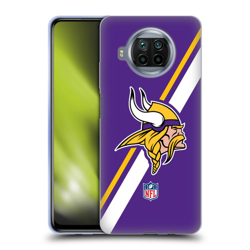 NFL Minnesota Vikings Logo Stripes Soft Gel Case for Xiaomi Mi 10T Lite 5G