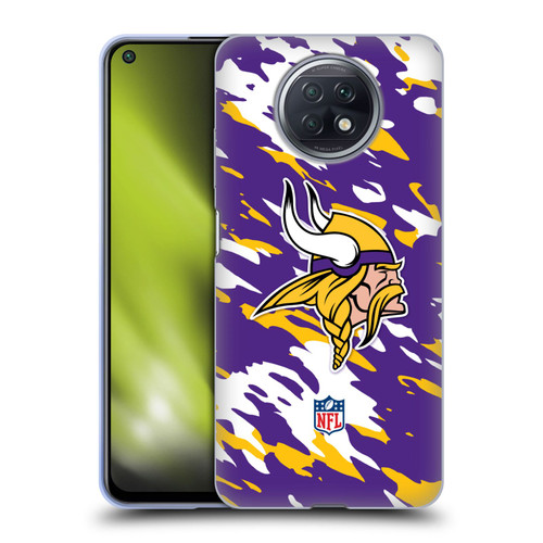 NFL Minnesota Vikings Logo Camou Soft Gel Case for Xiaomi Redmi Note 9T 5G