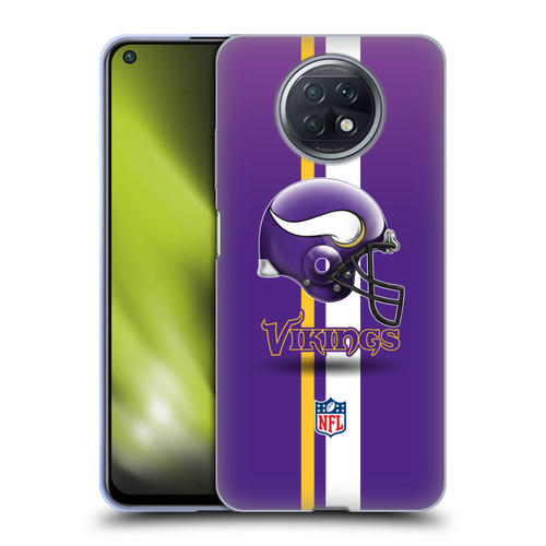 NFL Minnesota Vikings Logo Helmet Soft Gel Case for Xiaomi Redmi Note 9T 5G