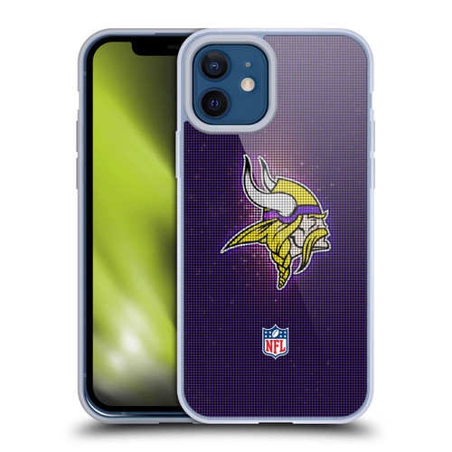 NFL Minnesota Vikings Artwork LED Soft Gel Case for Apple iPhone 12 / iPhone 12 Pro