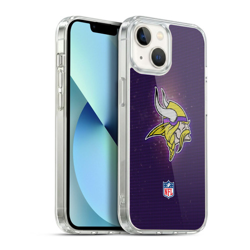 NFL Minnesota Vikings Artwork LED Soft Gel Case for Apple iPhone 13
