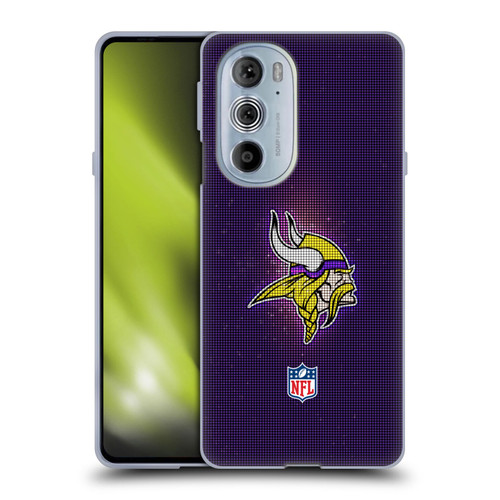 NFL Minnesota Vikings Artwork LED Soft Gel Case for Motorola Edge X30