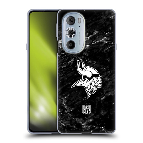 NFL Minnesota Vikings Artwork Marble Soft Gel Case for Motorola Edge X30