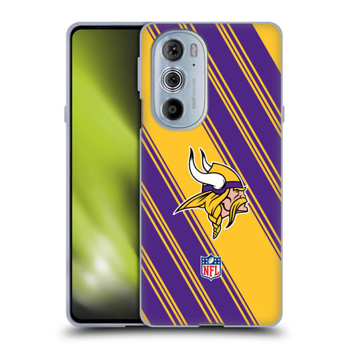 NFL Minnesota Vikings Artwork Stripes Soft Gel Case for Motorola Edge X30