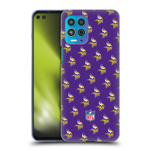 NFL Minnesota Vikings Artwork Patterns Soft Gel Case for Motorola Moto G100