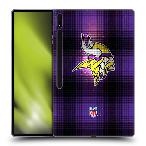 NFL Minnesota Vikings Artwork LED Soft Gel Case for Samsung Galaxy Tab S8 Ultra