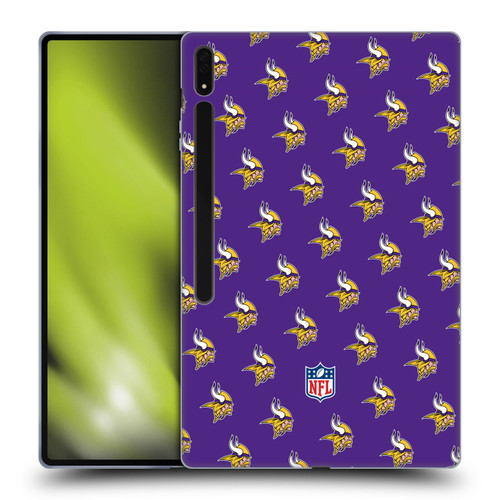 NFL Minnesota Vikings Artwork Patterns Soft Gel Case for Samsung Galaxy Tab S8 Ultra