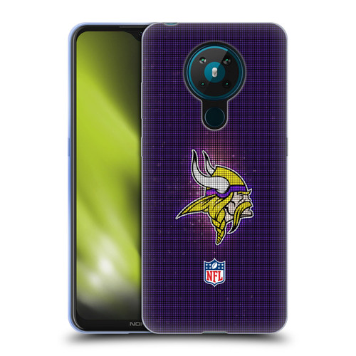 NFL Minnesota Vikings Artwork LED Soft Gel Case for Nokia 5.3