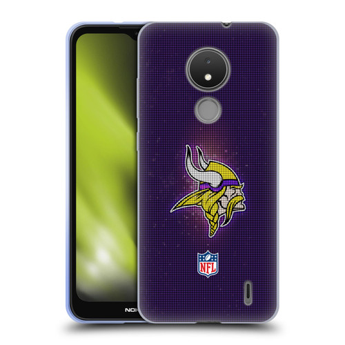 NFL Minnesota Vikings Artwork LED Soft Gel Case for Nokia C21