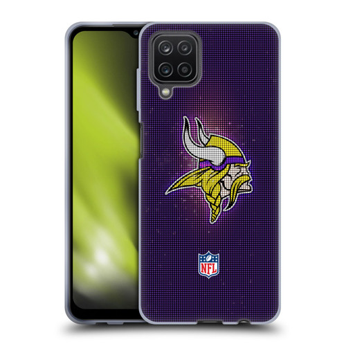 NFL Minnesota Vikings Artwork LED Soft Gel Case for Samsung Galaxy A12 (2020)