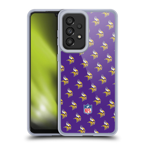 NFL Minnesota Vikings Artwork Patterns Soft Gel Case for Samsung Galaxy A33 5G (2022)