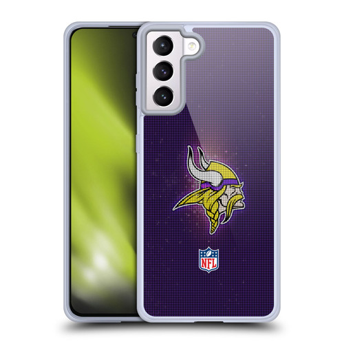 NFL Minnesota Vikings Artwork LED Soft Gel Case for Samsung Galaxy S21+ 5G