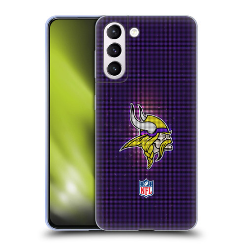 NFL Minnesota Vikings Artwork LED Soft Gel Case for Samsung Galaxy S21+ 5G