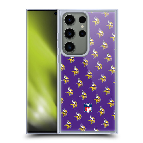 NFL Minnesota Vikings Artwork Patterns Soft Gel Case for Samsung Galaxy S23 Ultra 5G