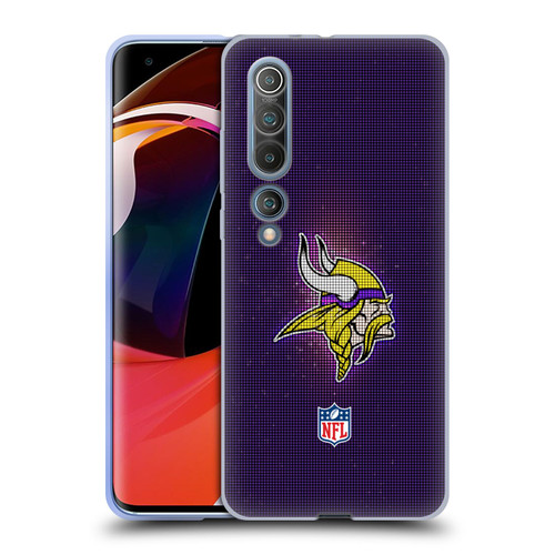 NFL Minnesota Vikings Artwork LED Soft Gel Case for Xiaomi Mi 10 5G / Mi 10 Pro 5G