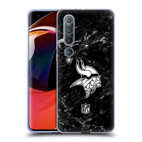 NFL Minnesota Vikings Artwork Marble Soft Gel Case for Xiaomi Mi 10 5G / Mi 10 Pro 5G