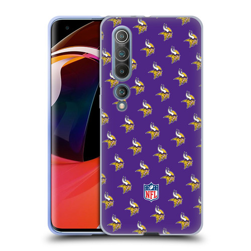 NFL Minnesota Vikings Artwork Patterns Soft Gel Case for Xiaomi Mi 10 5G / Mi 10 Pro 5G