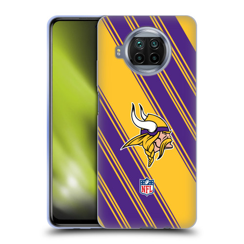 NFL Minnesota Vikings Artwork Stripes Soft Gel Case for Xiaomi Mi 10T Lite 5G