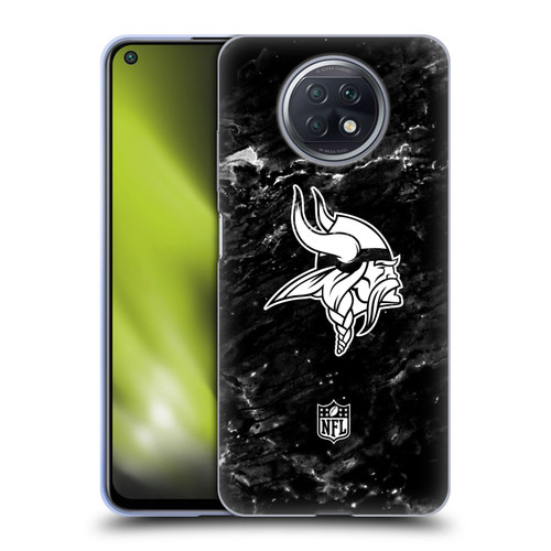 NFL Minnesota Vikings Artwork Marble Soft Gel Case for Xiaomi Redmi Note 9T 5G