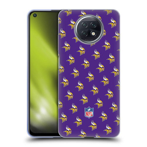 NFL Minnesota Vikings Artwork Patterns Soft Gel Case for Xiaomi Redmi Note 9T 5G