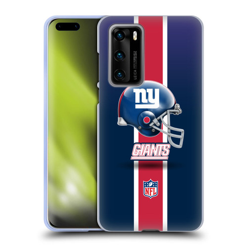 NFL New York Giants Logo Helmet Soft Gel Case for Huawei P40 5G