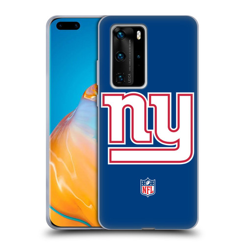 NFL New York Giants Logo Plain Soft Gel Case for Huawei P40 Pro / P40 Pro Plus 5G