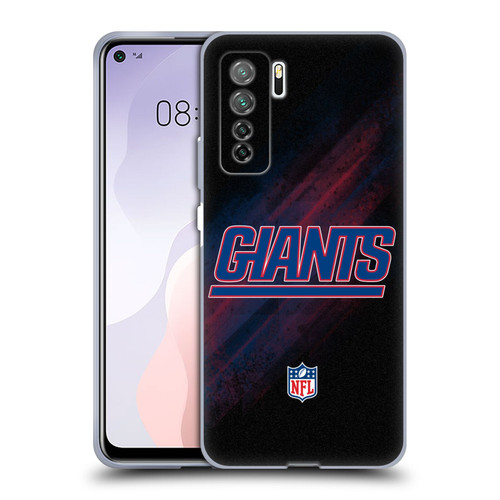 NFL New York Giants Logo Blur Soft Gel Case for Huawei Nova 7 SE/P40 Lite 5G