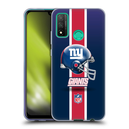 NFL New York Giants Logo Helmet Soft Gel Case for Huawei P Smart (2020)