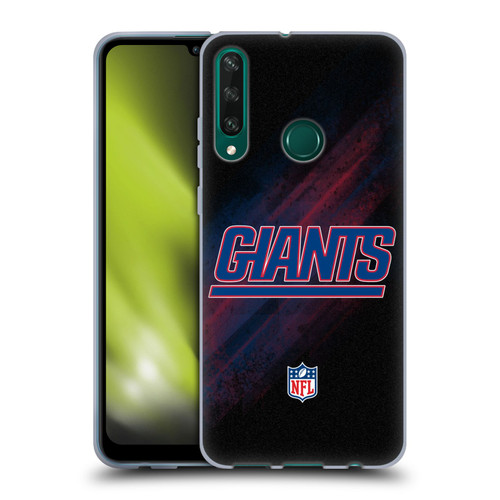 NFL New York Giants Logo Blur Soft Gel Case for Huawei Y6p