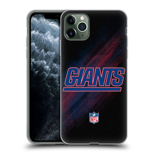 NFL New York Giants Logo Blur Soft Gel Case for Apple iPhone 11 Pro Max