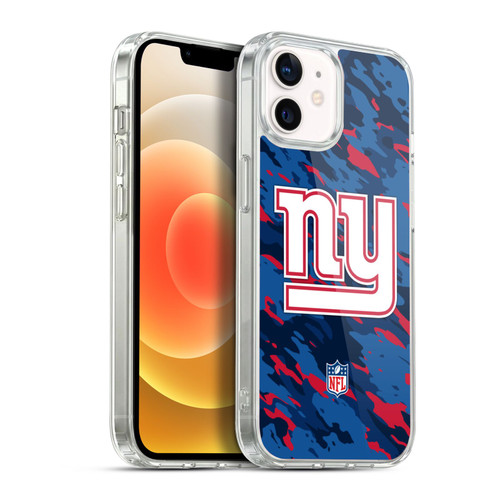 NFL New York Giants Logo Camou Soft Gel Case for Apple iPhone 12 / iPhone 12 Pro & MagSafe