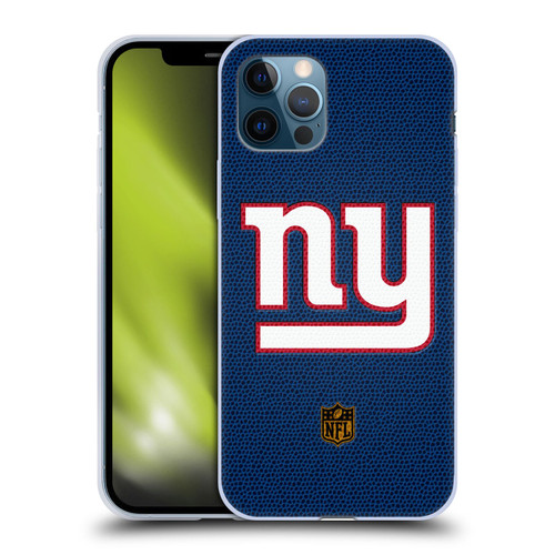NFL New York Giants Logo Football Soft Gel Case for Apple iPhone 12 / iPhone 12 Pro