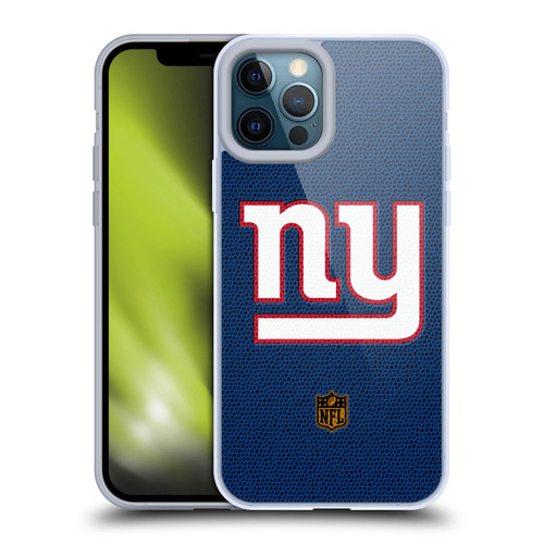 NFL New York Giants Logo Football Soft Gel Case for Apple iPhone 12 Pro Max