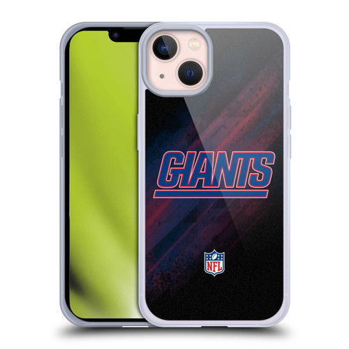 NFL New York Giants Logo Blur Soft Gel Case for Apple iPhone 13
