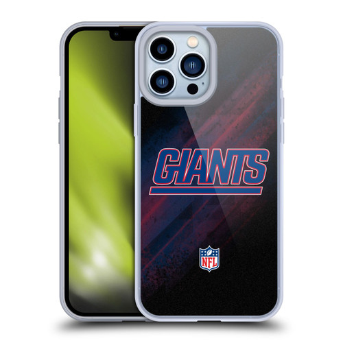 NFL New York Giants Logo Blur Soft Gel Case for Apple iPhone 13 Pro Max