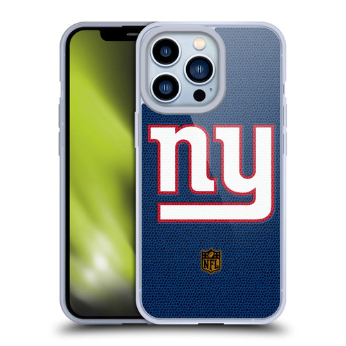 NFL New York Giants Logo Football Soft Gel Case for Apple iPhone 13 Pro